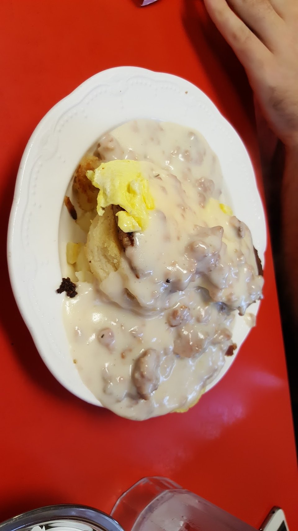 Homemade Sausage Gravy and Biscuits